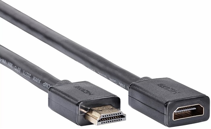 Кабель Telecom TCG257MF-1.5M удлинительный HDMI-19M/F 8K/60Hz ver 2.1, 1.5m, медь, (1/100)