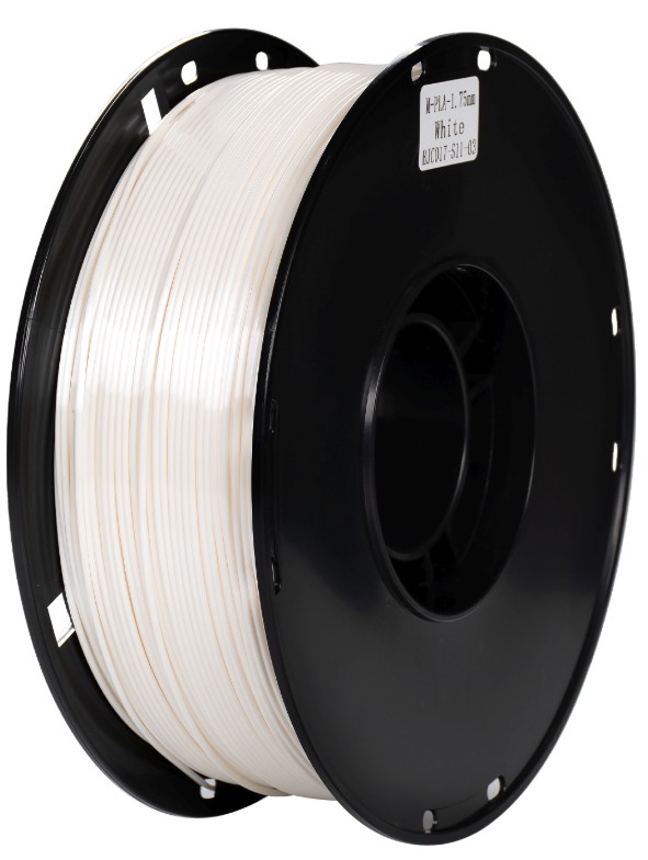 Пластик для принтера 3D PLA Cactus CS-3D-PLA-1KG-S-WHITE D1.75ММ 1КГ L326М 1ЦВ.
