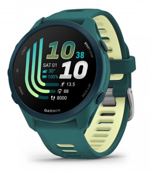 Часы Garmin Forerunner 170 010-03920-12G Music Teal Green / Citron