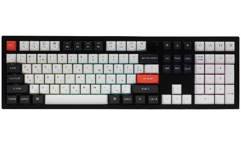 Клавиатура Keychron Q6 HE Q6H-M1P-RU механическая, 108 клавиш, цвет Carbon Black, магнитные переключатели Gateron Nebula