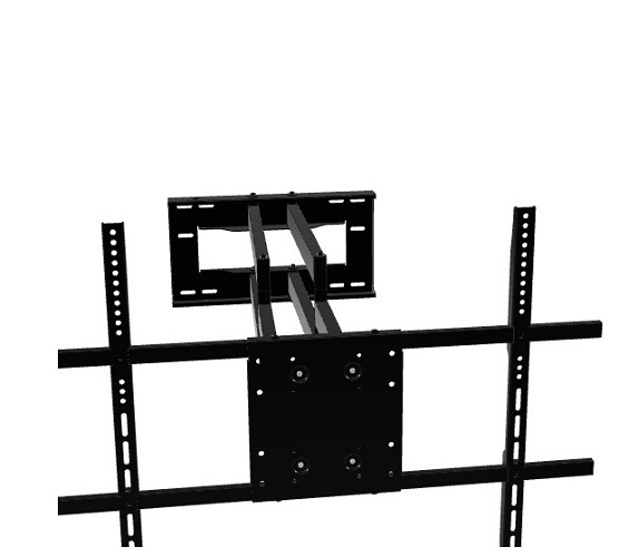 Кронштейн ONKRON M8L для телевизора черный 42"-110" макс.100кг настенный поворотно-выдвижной и наклонный