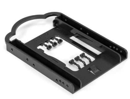 Салазки Exegate HD-2T3P-NF125 EX300443RUS для безвинтового крепления HDD/SSD 2.5" в отсек 3.5" пластиковые