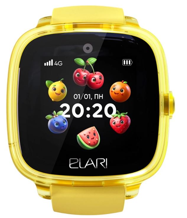 Часы Elari KidPhone Fresh 4G KP-4G-F-Y смарт Yellow
