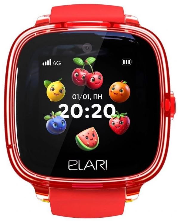 Часы Elari KidPhone Fresh 4G KP-4G-F-R смарт Red