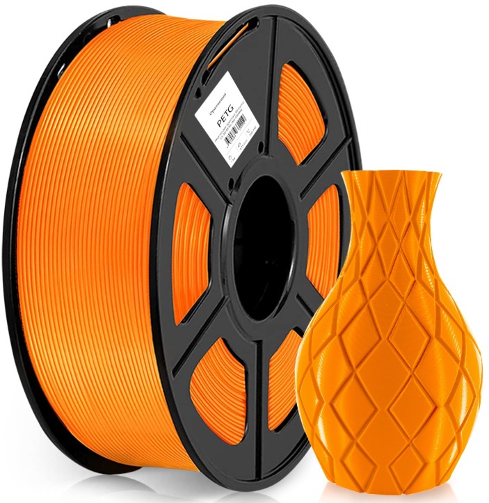 Пластик для принтера 3D PETG Cactus CS-3D-PETG-1KG-ORANGE D1.75ММ 1КГ L316М 1ЦВ.