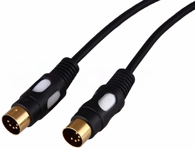 Кабель Rexant 17-2522 DIN 5PIN Plug - DIN 5PIN Plug, 1.5м (GOLD)