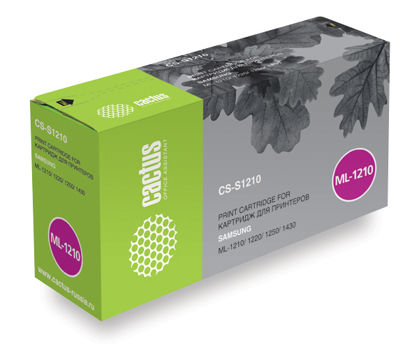 Картридж Cactus CS-S1210 (ML-1210D3) для принтеров SAMSUNG ML-1210/1220/1250/1430. 2500 стр
