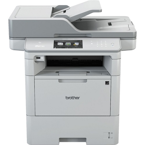 МФУ Brother MFC-L6900DW A4, 1Гб, 50стр/мин, факс, дуплекс, DADF80, GigaLAN, WiFi, лоток 520л, USB, старт.картридж 12000стр MFCL6900DWR1