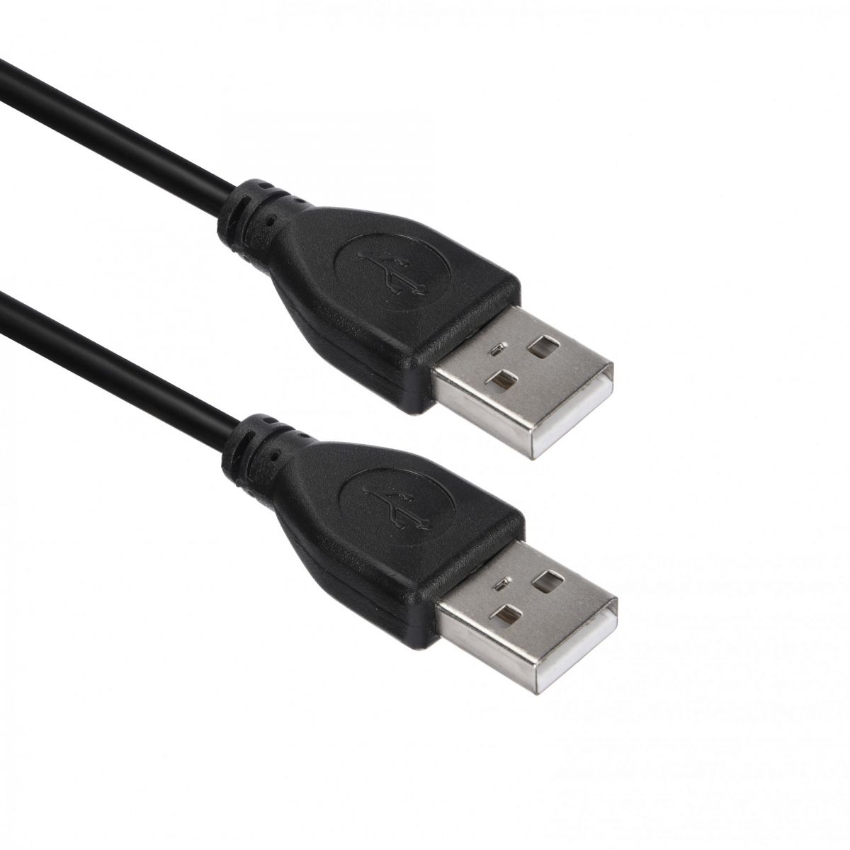 Кабель интерфейсный ACD ACD-U2AAM-20L USB 2.0, A male - A male, (7/0.12BC+PE)*1P+(7/0.12BC+PE)*2C+7/0.12BC+AL+PVC OD4.0, черный, 2м (742026)