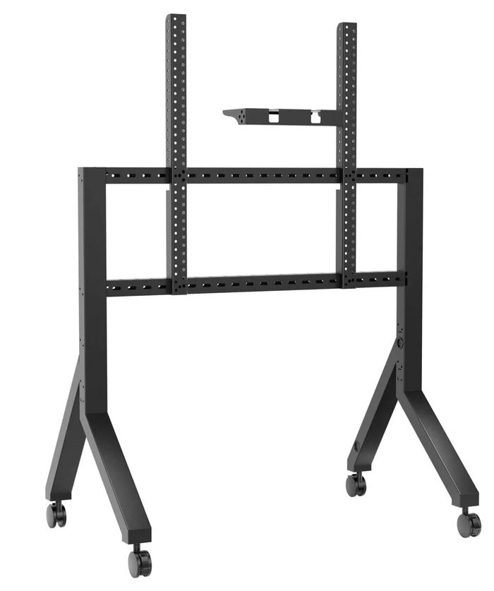 Стойка ONKRON TS2081 для телевизора, цвет: черный 70"-110" макс.120.5кг напольный мобильный