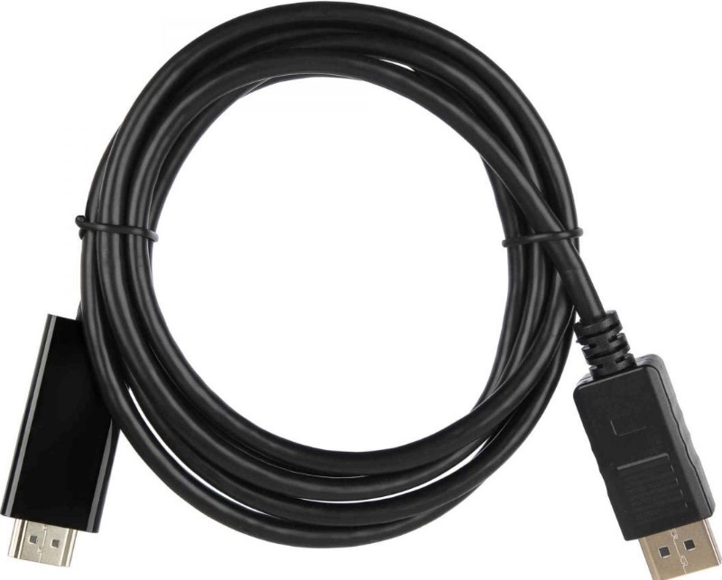 Кабель интерфейсный ACD ACD-DDHM2-18B DisplayPort 1.2, DP-HDMI, Golden Plated, 20m/19m, Черный, 1.8м (742453)
