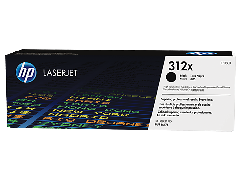Картридж HP 312X CF380X для принтеров HP LJ M476dn/M476dw/M476nw, увеличенной ёмкости чёрный 4400 стр