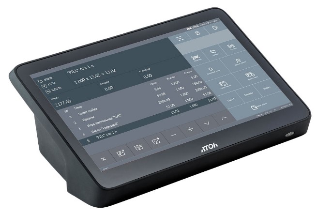 Терминал АТОЛ Optima V8 АТОЛ 63854 сенсорный 11.6", N100, 8 ГБ DDR4, SSD 128 Гб M.2, без АКБ, c ОС