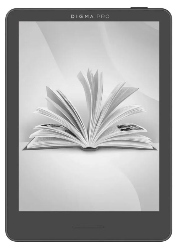 Электронная книга Digma pro MOON 6 MOON6 6" E-Ink Carta 758x1024 1.8Ghz 1Gb/32Gb/SD/microSDHC/подсветка дисплея темно-серый