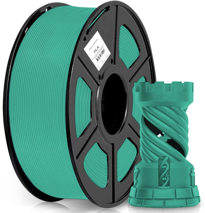 Пластик для принтера 3D PLA Cactus CS-3D-PLA-1KG-DARKGN d1.75мм 1кг L326м 1цв.