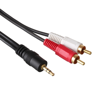 Кабель аудио Exegate EX-CCA-458-3.0 EX225929RUS 3.5mm Jack M/2xRCA M, 3м, позолоченные контакты