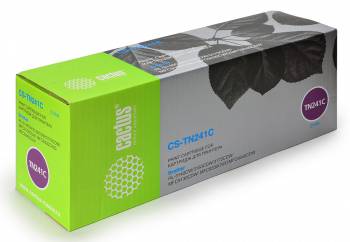 Картридж Cactus CS-TN241C голубой для для принтеров Brother HL-3170CDW (1400стр.)