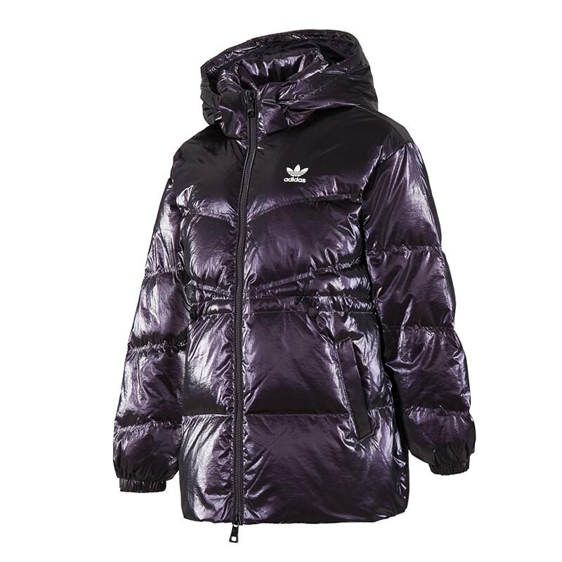 Adidas Originals Коллекция Trefoil Пуховик Женский Фиолетовый JD3780 L black