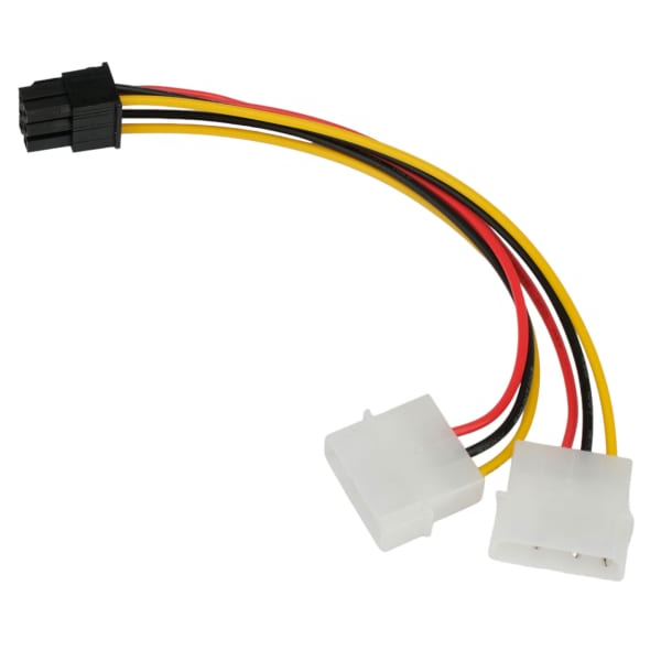 Кабель питания Cablexpert CC-PSU-63-15CM Molex/PCIe 6pin, 15см, пакет