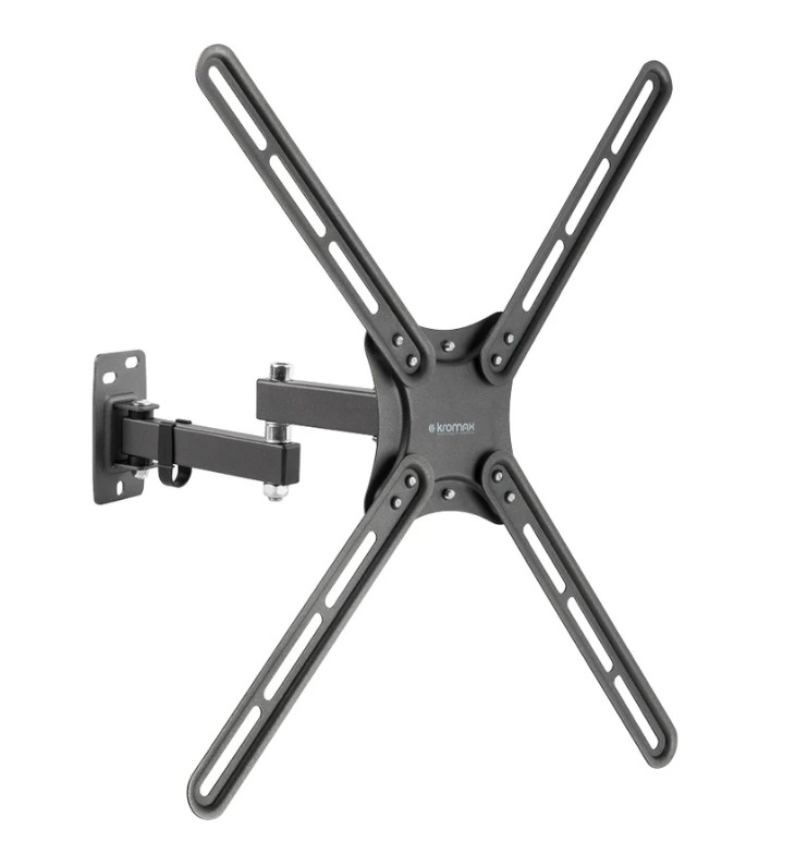 Кронштейн Kromax CORBEL-7 90467 для телевизора черный 22"-65" макс.30кг настенный поворот и наклон