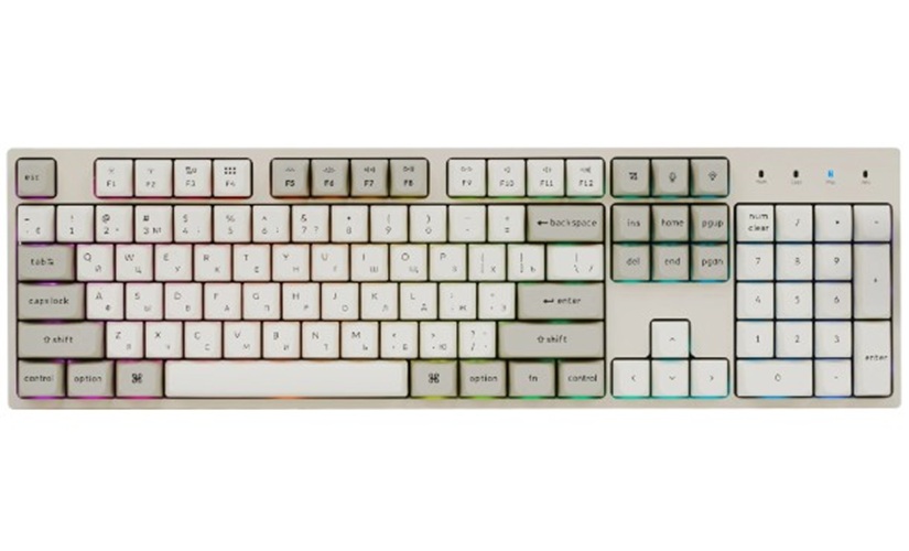 Клавиатура Keychron C2 Pro C2PX-M1-RU механическая, 104 клавиши, цвет Retro, переключатели Super Red