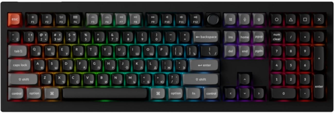 Клавиатура Keychron V6 Ultra V6U-D3-RU Black, Brown св.