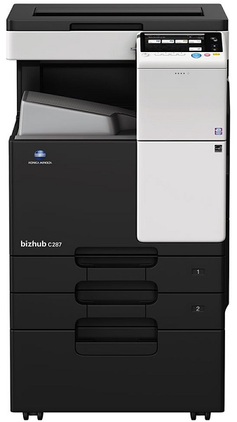 МФУ Konica Minolta bizhub 287 A7AH027 A3, 28 стр/мин, 28000стр/мес, 250GB, сеть, дуплекс, 2*500л, 2GB (необходимо добавить крышку/автоподатчик и тонер