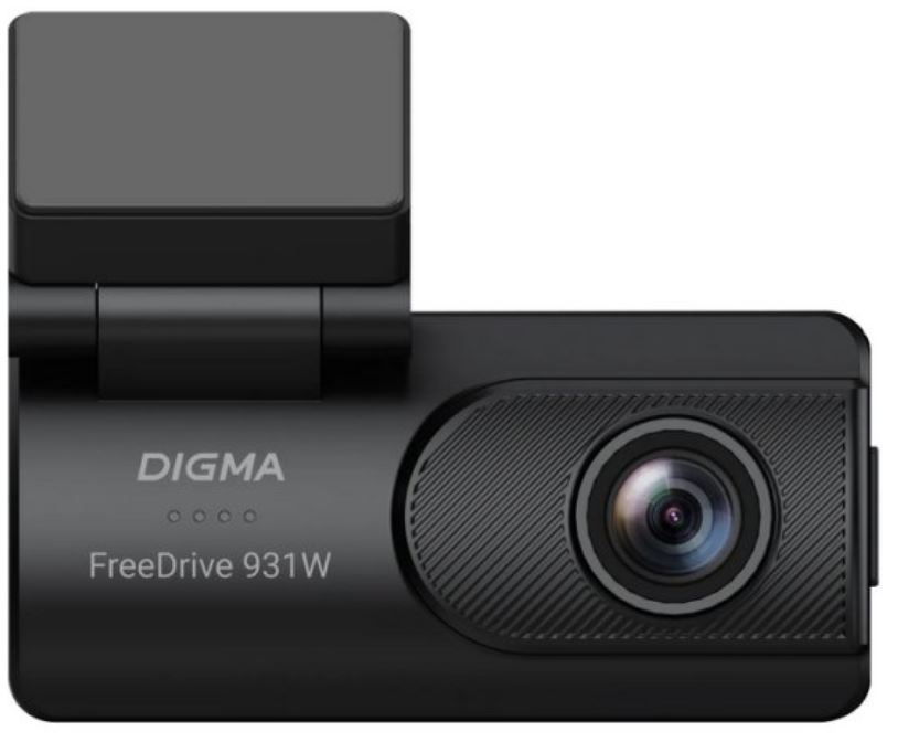 Видеорегистратор Digma FreeDrive 931W черный 4Mpix 2160x3840 1080p 110гр. Hi3516 СV610 FD931W