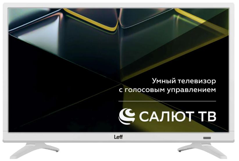Телевизор LEFF 24F691T LCD 24" FHD WHITE SALUT SMART