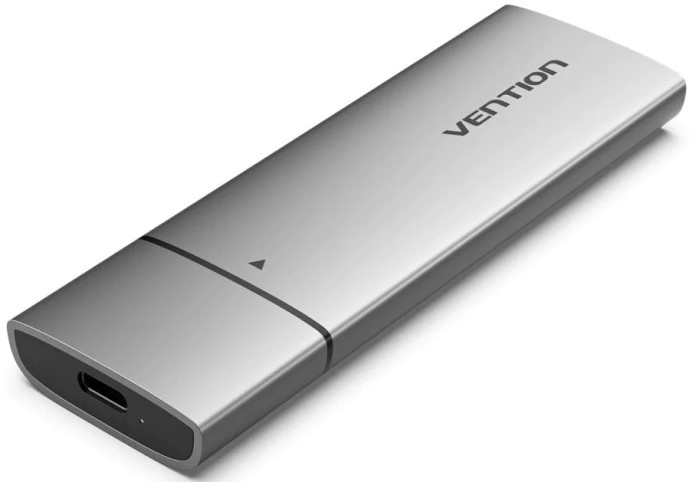Внешний корпус Vention KPFH0 для SSD Vention USB 3.1 Gen 2-C M.2 NGFF (B-Key/B&M Key) Серый