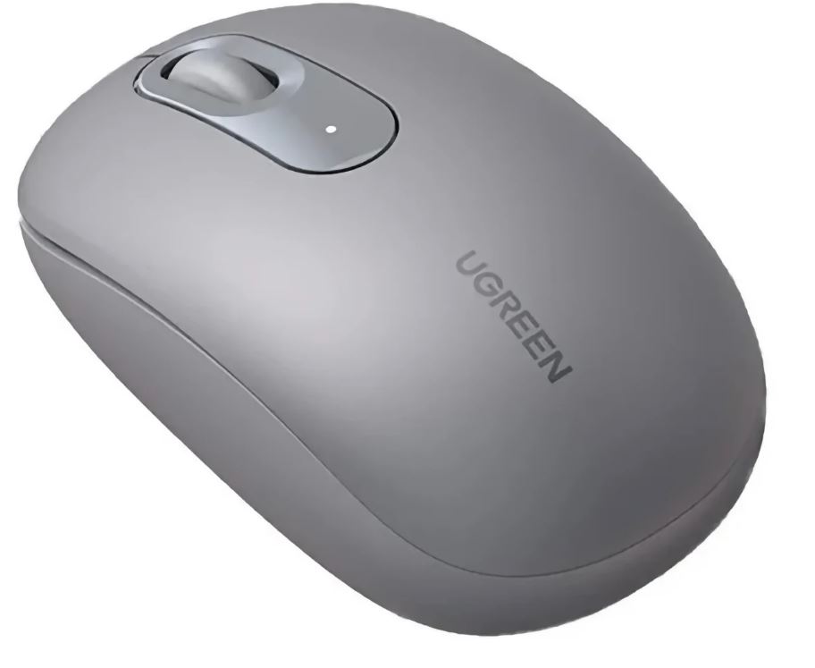 Мышь Wireless UGREEN HM102 75994_ Multi-mode Wireless Mouse BT&GHz. Цвет: серый (75994)
