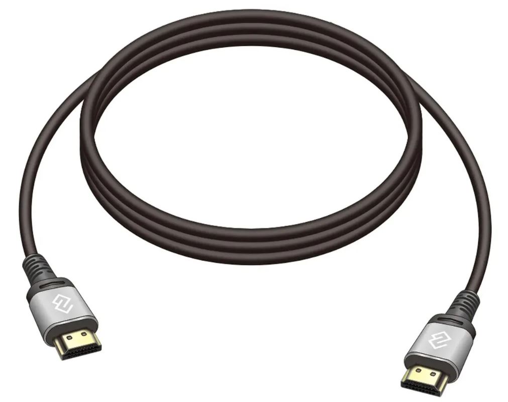 Кабель интерфейсный Digma D-HDMI-V2.0-2M аудио-видео HDMI (m)/HDMI (m) 2м. позолоч.конт. черный