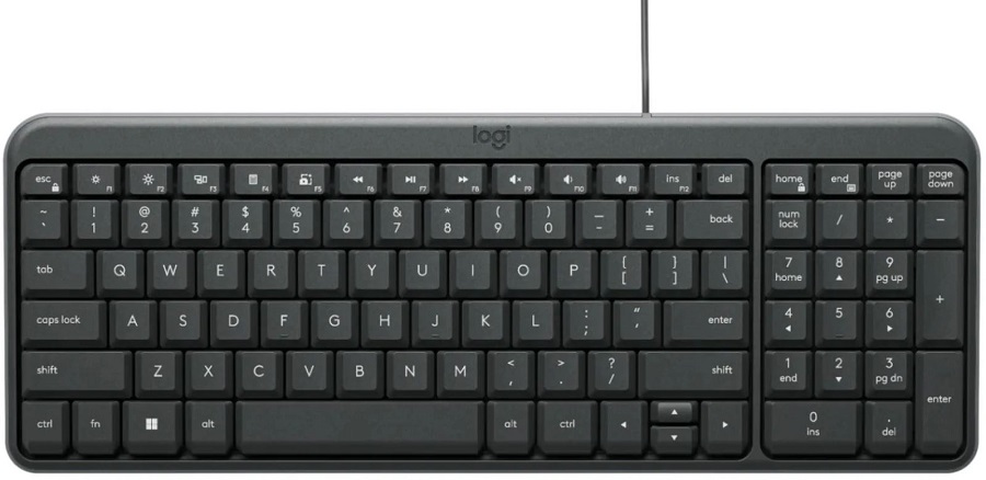Клавиатура проводная Logitech K106 920-013902 черный