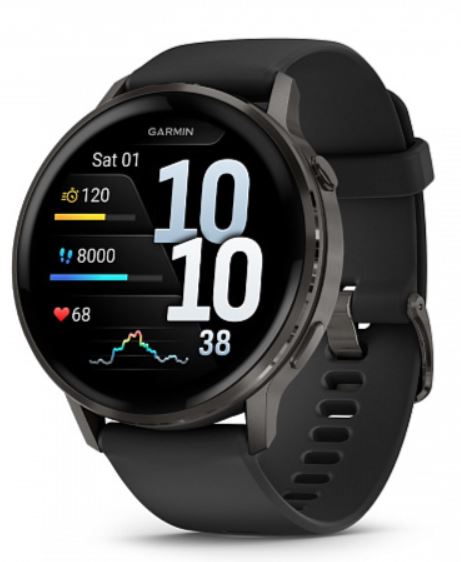Часы Garmin Venu 4 010-03014-00G 45mm Black Slate