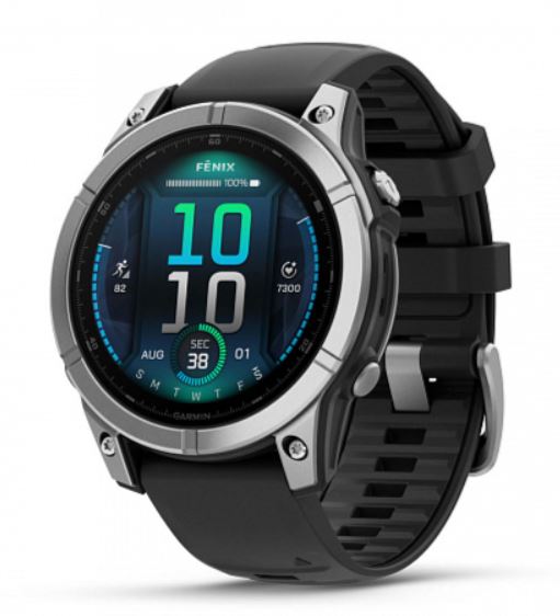 Часы Garmin Fenix E 010-03025-00G 47mm AMOLED Stainless Steel Black Sln