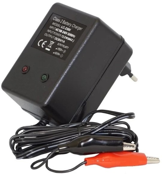 Зарядное устройство WBR LC-2300 для свинцово-кислотных аккумуляторов 3-12Ач напряжением 6В LC-2300 (для 3-12Ач) 6V