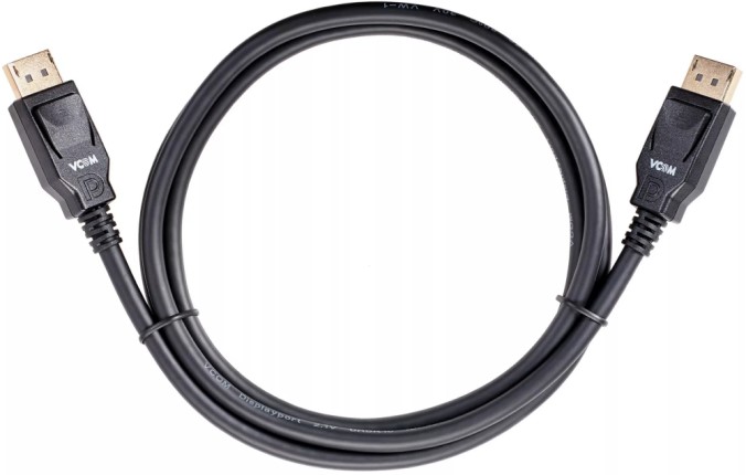 Кабель интерфейсный DisplayPort- DisplayPort VCOM CG651-2.0 v2.1 40GBps, 8K@60Hz, 2m