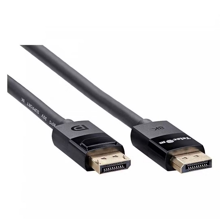 Кабель интерфейсный DisplayPort Telecom TCG755-1M соединительный DP-DP 1.4V 8K/60Hz 1м, медь