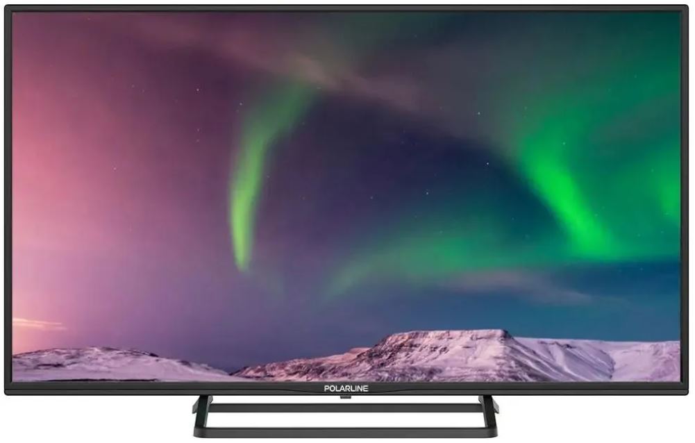 Телевизор LED POLARLINE 40PL53TC-SM 40" черный FULL HD 60Hz DVB-T DVB-T2 DVB-C USB WiFi Smart TV (RUS)