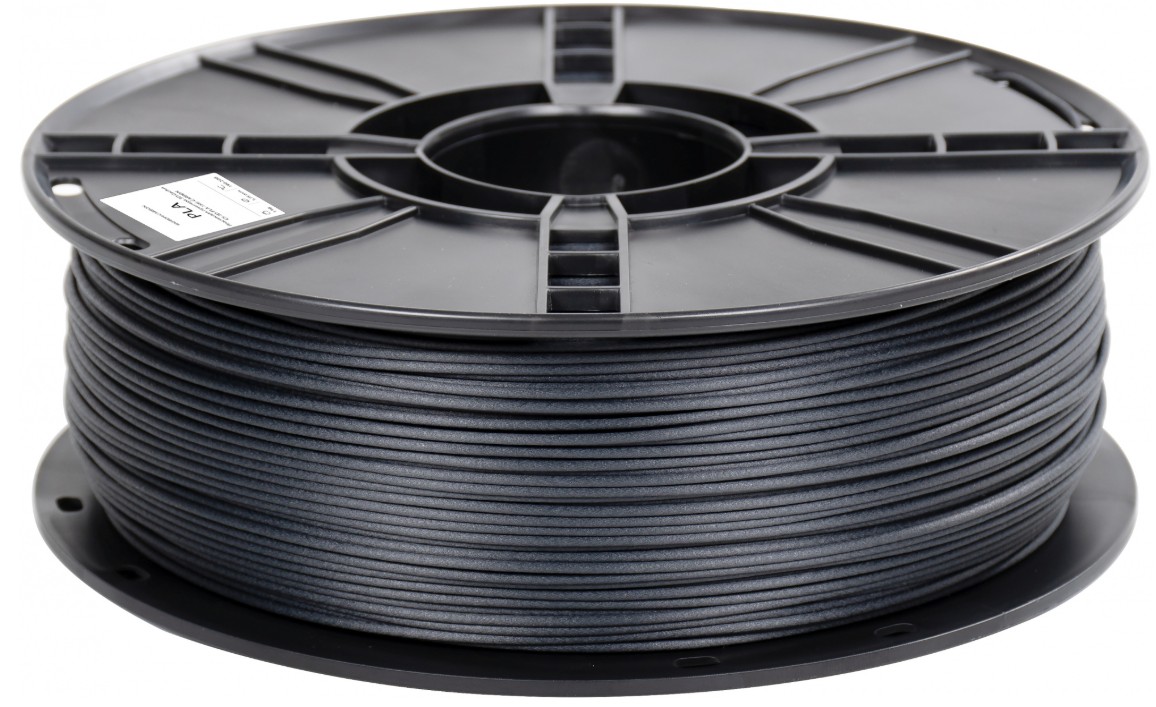 Пластик для принтера 3D PLA Cactus CS-3D-PLA-1KG-CARBON d1.75мм 1кг L326м 1цв.