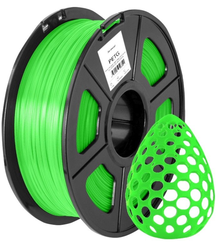 Пластик для принтера 3D PETG Cactus CS-3D-PETG-1KG-T-GREEN D1.75ММ 1КГ L316М 1ЦВ.