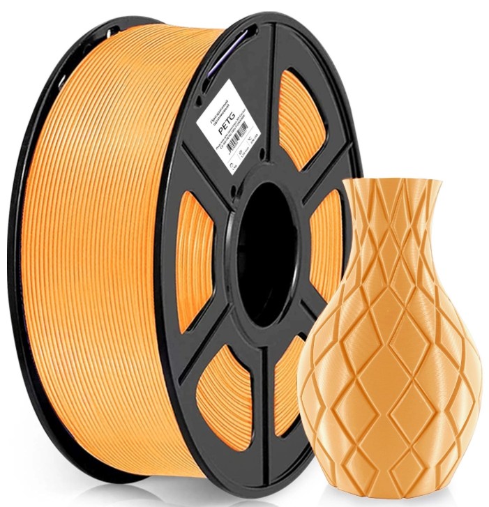 Пластик для принтера 3D PETG Cactus CS-3D-PETG-1KG-T-ORANGE D1.75ММ 1КГ L316М 1ЦВ.
