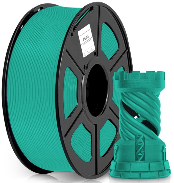 Пластик для принтера 3D PETG Cactus CS-3D-PETG-1KG-DKGN d1.75мм 1кг L316м 1цв.