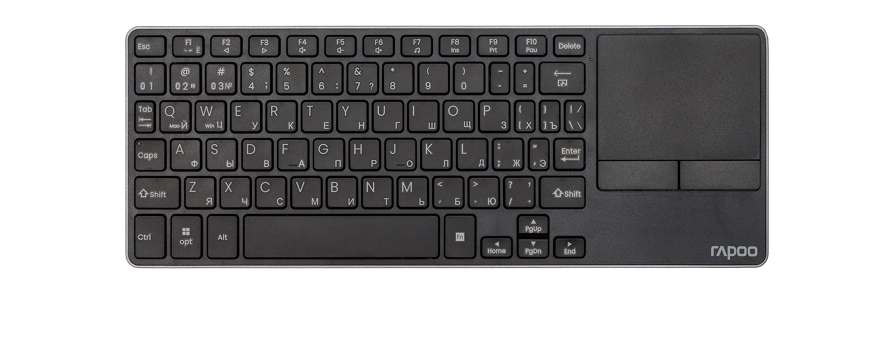Клавиатура Wireless Rapoo E900T темно-серый E900T-DGR