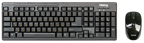 Клавиатура и мышь Dialog KMROP-4010U black USB