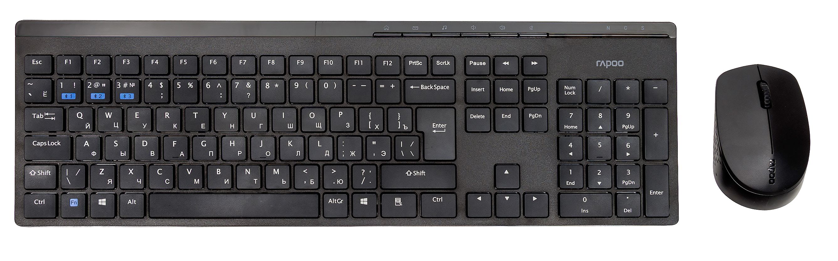 Клавиатура и мышь Wireless Rapoo 8100GT цвет - черный 8100GT-BL