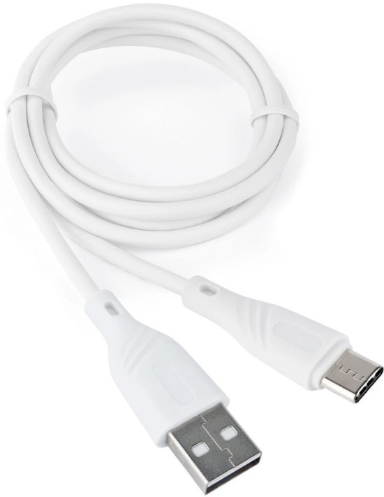 Кабель интерфейсный USB 2.0 Cablexpert CCP-USB2-AMCM-1.8M-RU-W (RU) AM/Type-C,3A, 36Вт, QC3.0, медь, двойной экран, 1.8м, белый, пак
