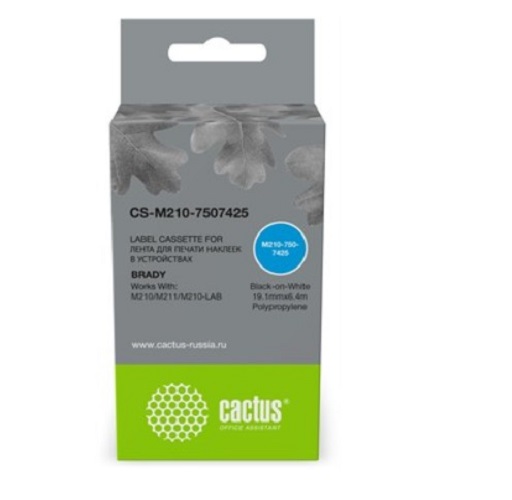 Картридж ленточный Cactus M210-750-7425 для Brady M210/M211/M210-LAB CS-M210-7507425