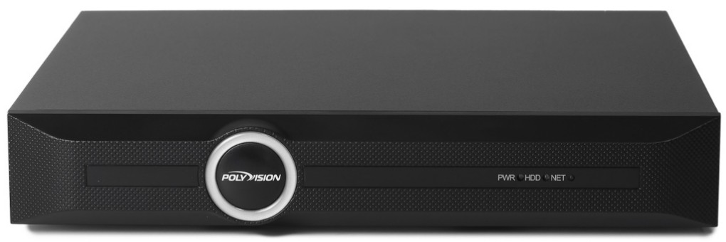 Видеорегистратор IP Polyvision PVNR-76-20F1 20-ти канальный, VGA, HDMI (дублирующие), вх. поток 80 Мб/с, исх. поток 80 Мб/с, разрешение записи до 8Мп