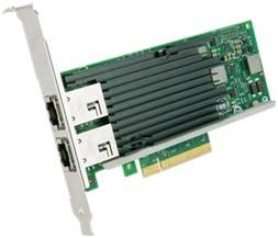 Сетевая карта Intel X540T2 (PCIe v2.1 (5.0GT/s), 10GBase-T, 10 Gigabit Ethernet, 2 ports,Low Profile and Full Height,) Retail